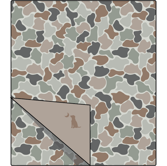 Baby Blanket - Forest Camo Flora