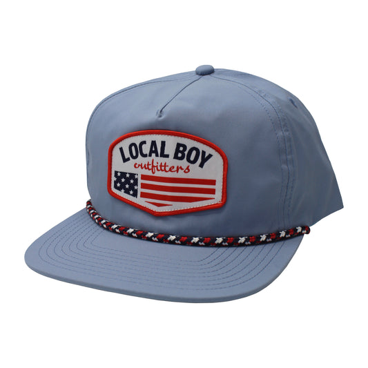 Flag Badge Low-Profile Rope Hat