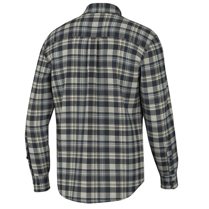 Zeigler Stretch Flannel - Navy/Blue/Tan