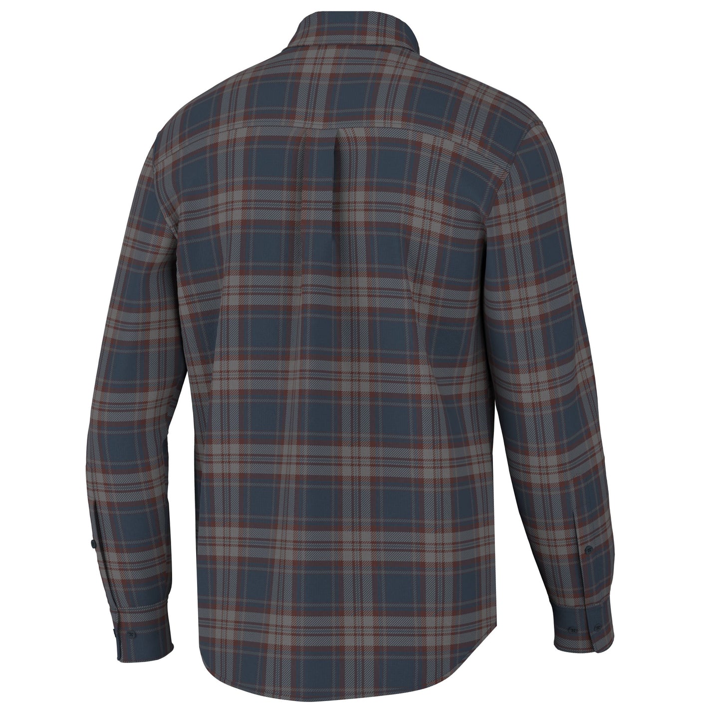 Phelan Stretch Flannel - Tan/Olive/Yellow