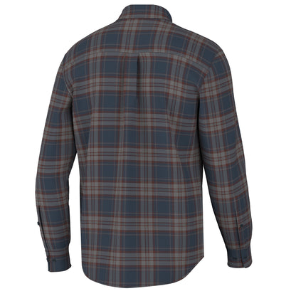 Phelan Stretch Flannel - Tan/Olive/Yellow