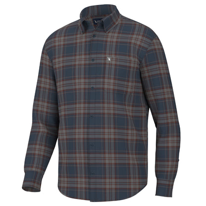 Phelan Stretch Flannel - Tan/Olive/Yellow