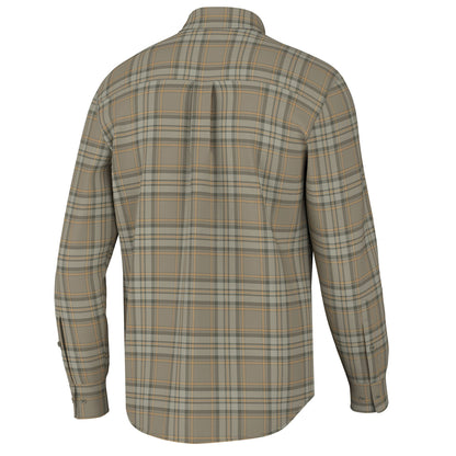 Phelan Stretch Flannel - Navy/Charcoal/Red