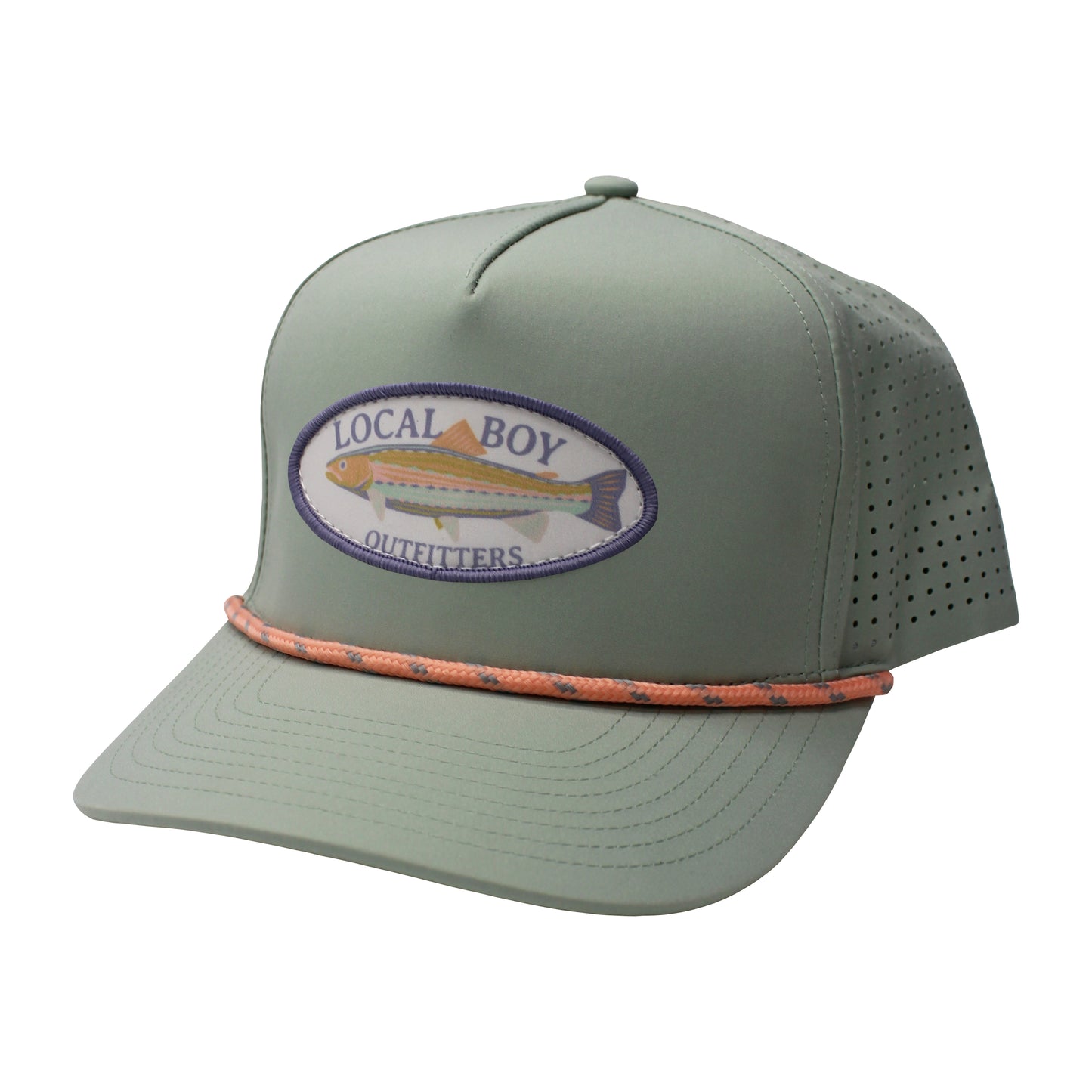 Geo Trout Perforated Rope Hat