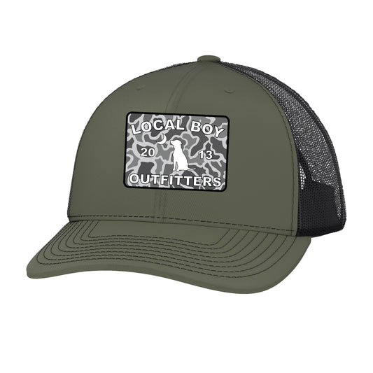 Gray Camo Patch Hat