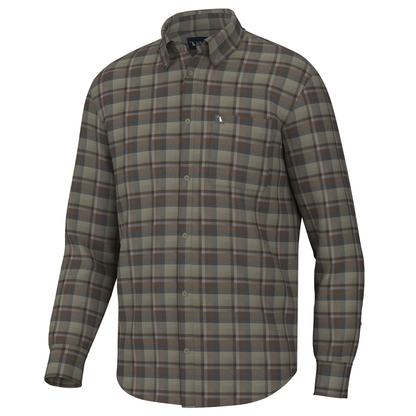 Hudson Stretch Flannel - Charcoal/Navy/Grey