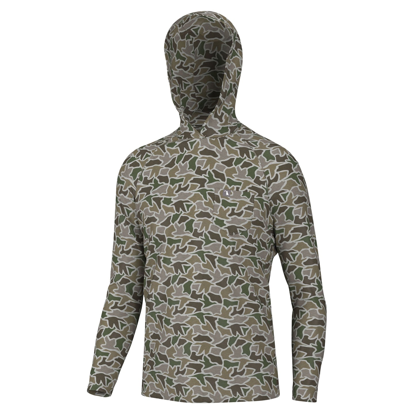 Heather Blend Hoodie - Duck Camo