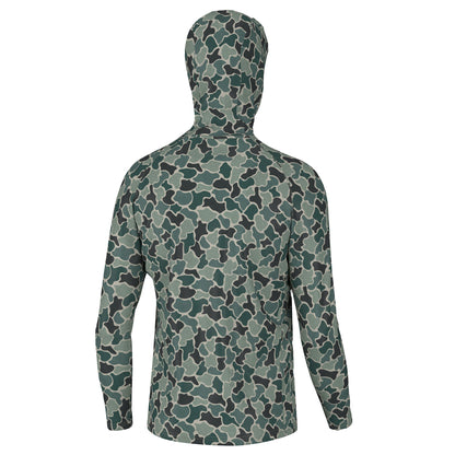 Heather Blend Hoodie - Ravine Camo