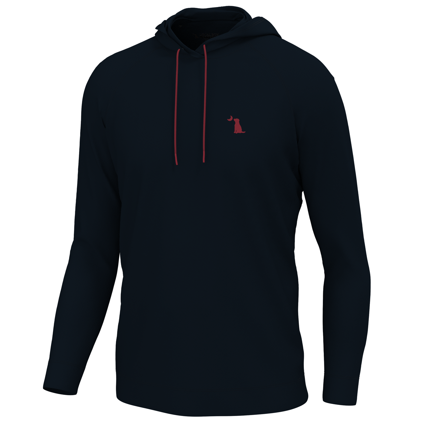 Hemlock Hoodie - Black/Garnet