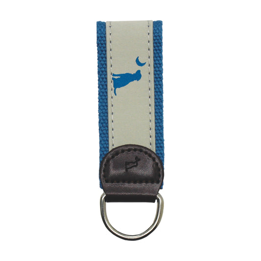 Keychain - Khaki Dog & Moon