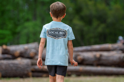 Youth Vintage Emblem T-Shirt - Chambray