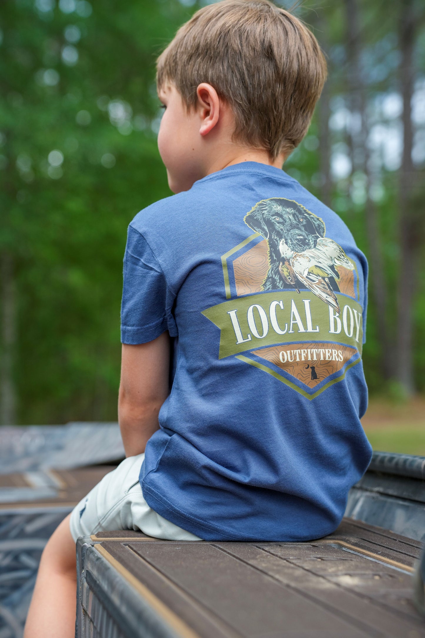 Youth Teal Hex T-Shirt - China Blue