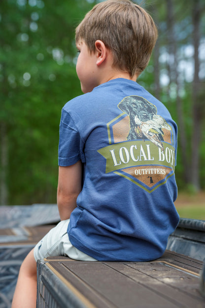 Youth Teal Hex T-Shirt - China Blue
