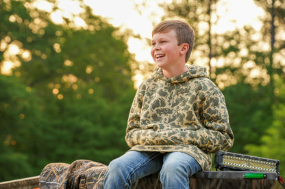 Youth Hilltop Hoodie - Retro Camo