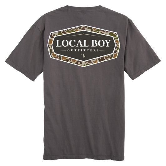 Vintage Emblem T-Shirt - Gray