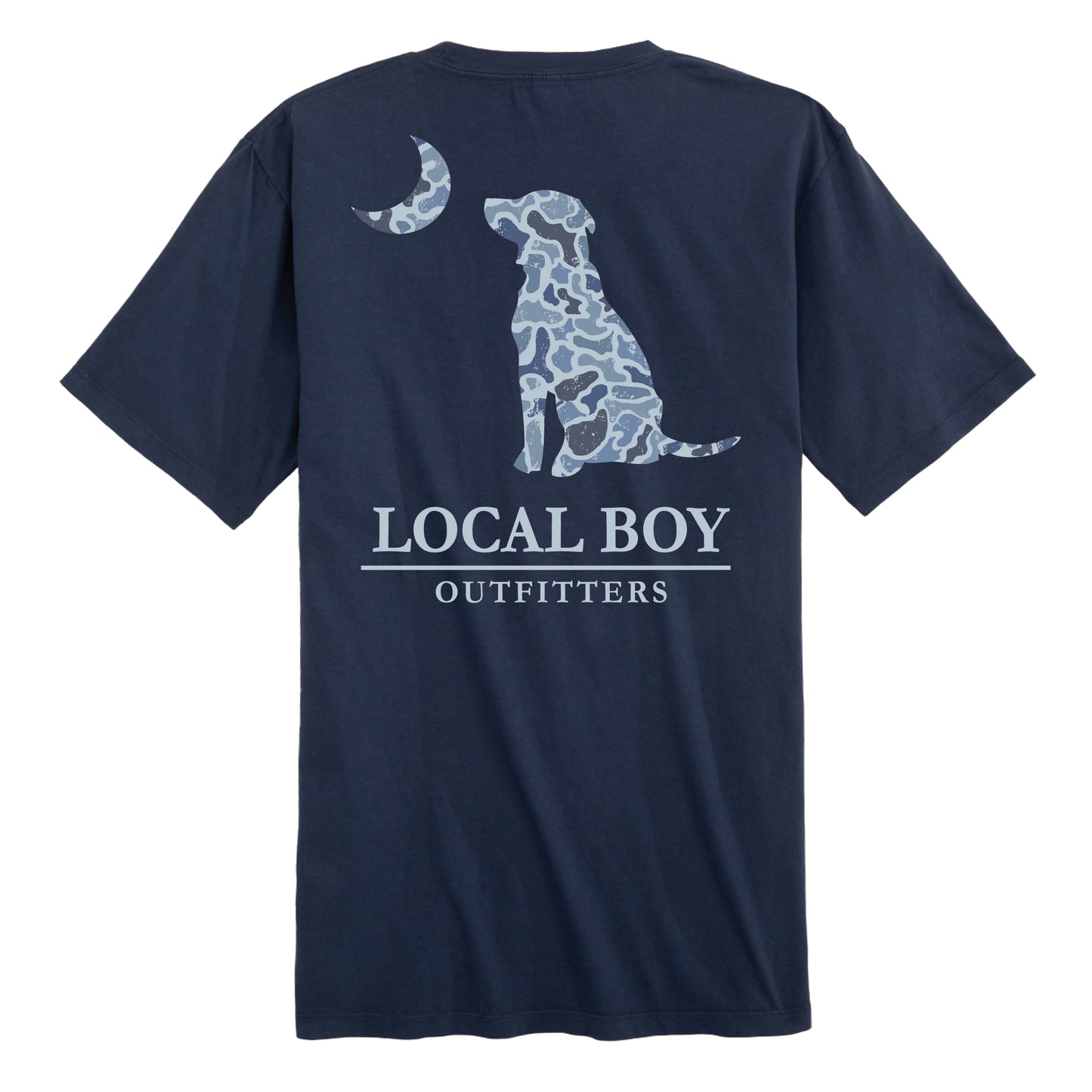 Youth Distressed LCF Cobalt Dog & Moon T-Shirt