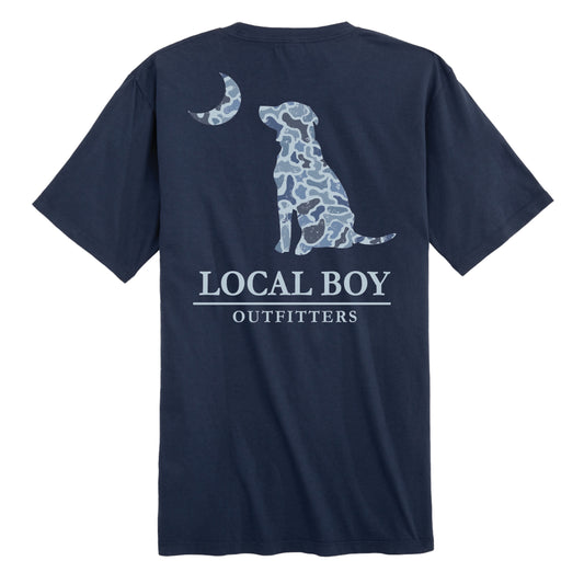 Youth Distressed LCF Cobalt Dog & Moon T-Shirt