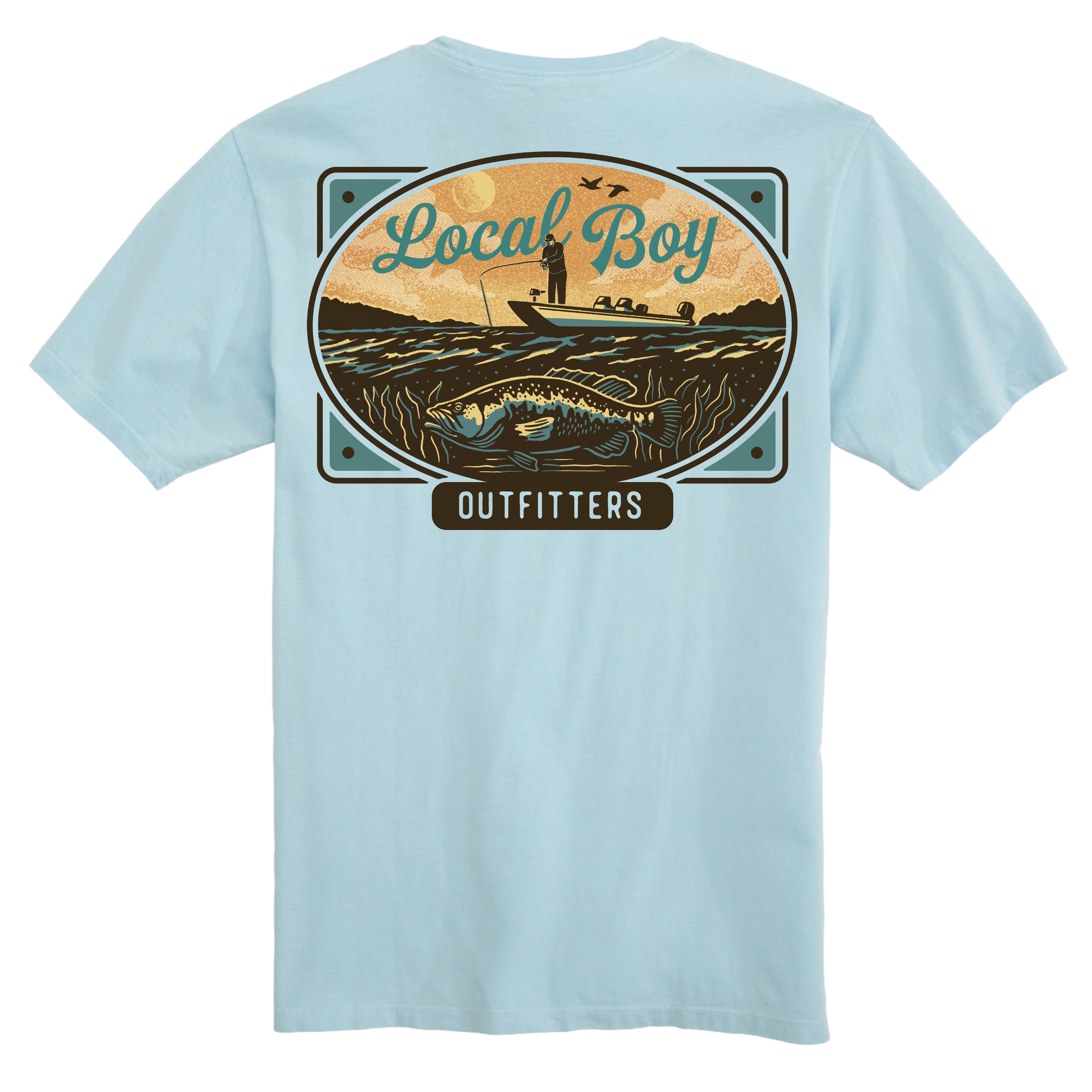 Jon Boat Plate T-Shirt – Local Boy Outfitters