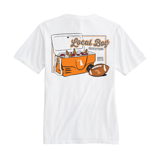 Game Day Cooler T-Shirt - Big Orange/Gray