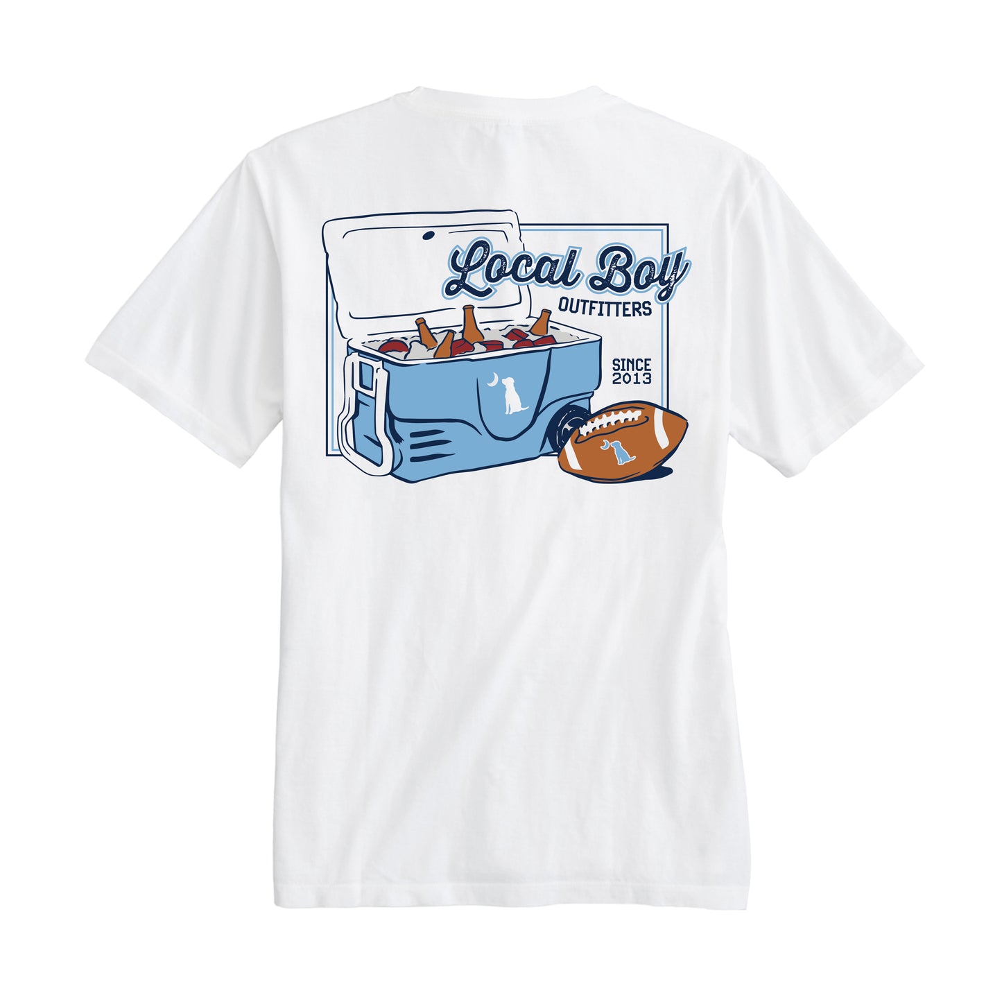Game Day Cooler T-Shirt - Carolina Blue/Navy