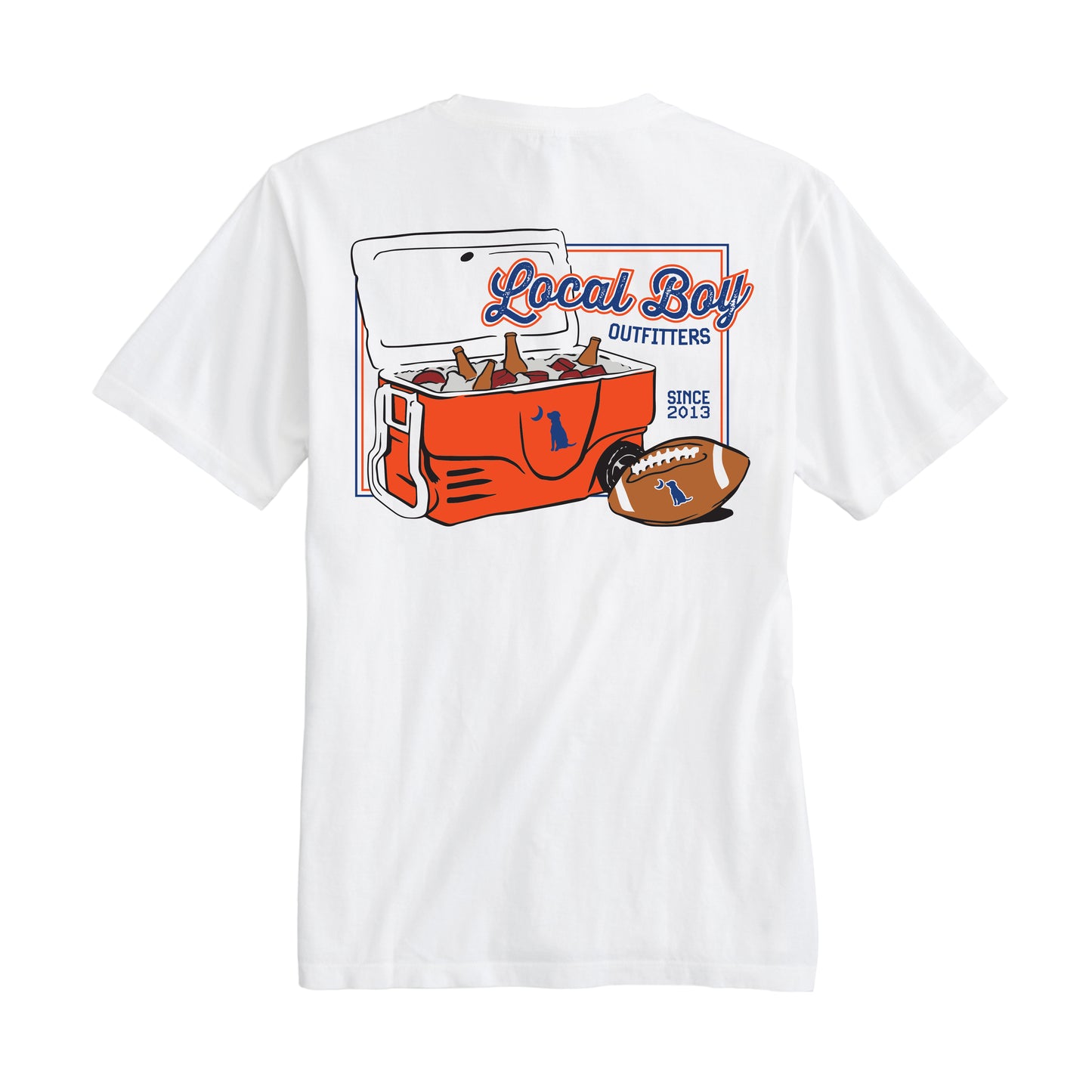 Game Day Cooler T-Shirt - Core Blue/Orange