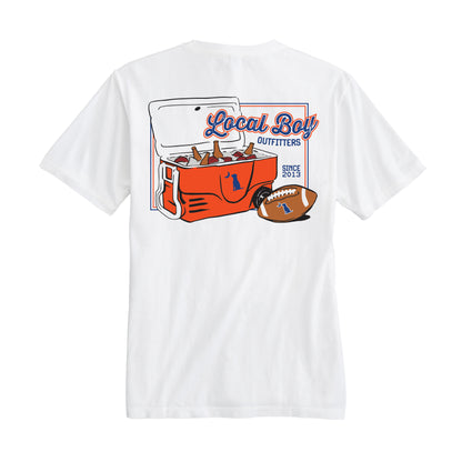 Game Day Cooler T-Shirt - Core Blue/Orange