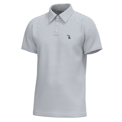 Edisto Polo - Dark Slate/White