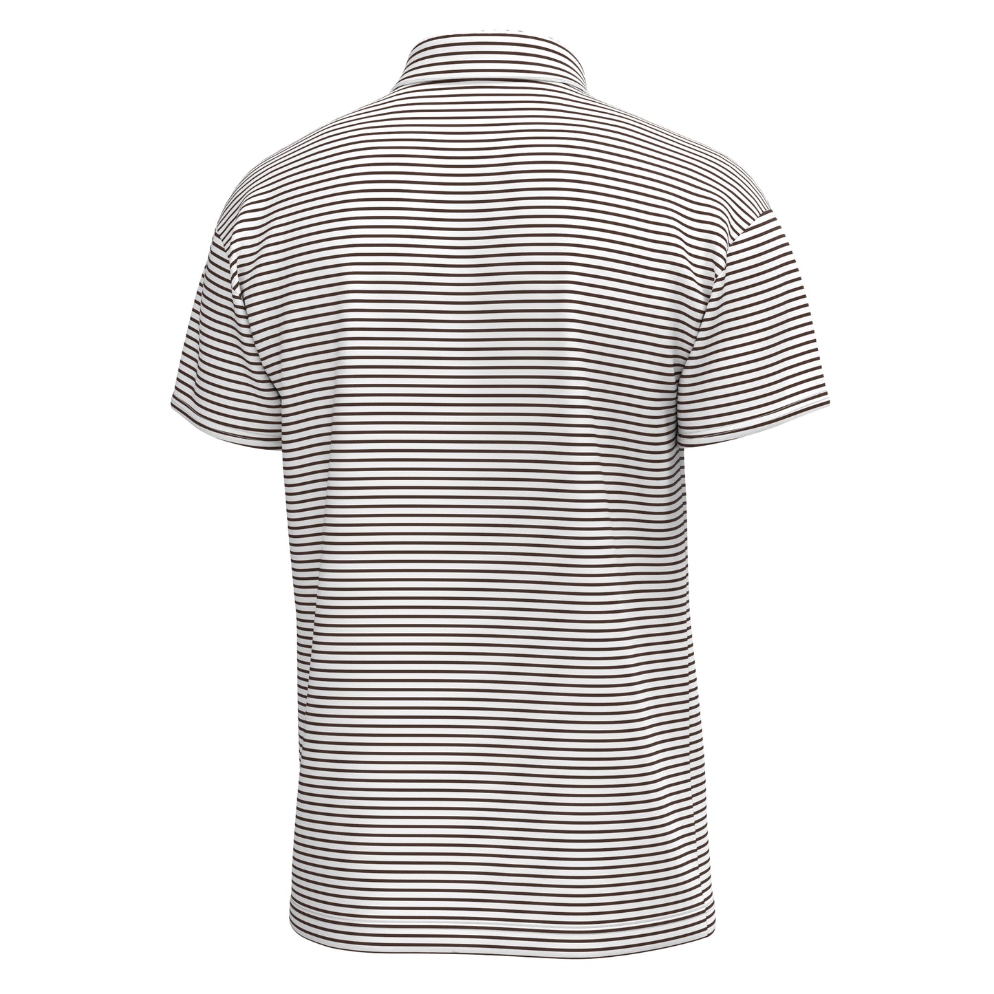 Edisto Polo - Espresso/White