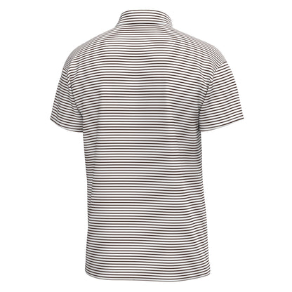 Edisto Polo - Espresso/White