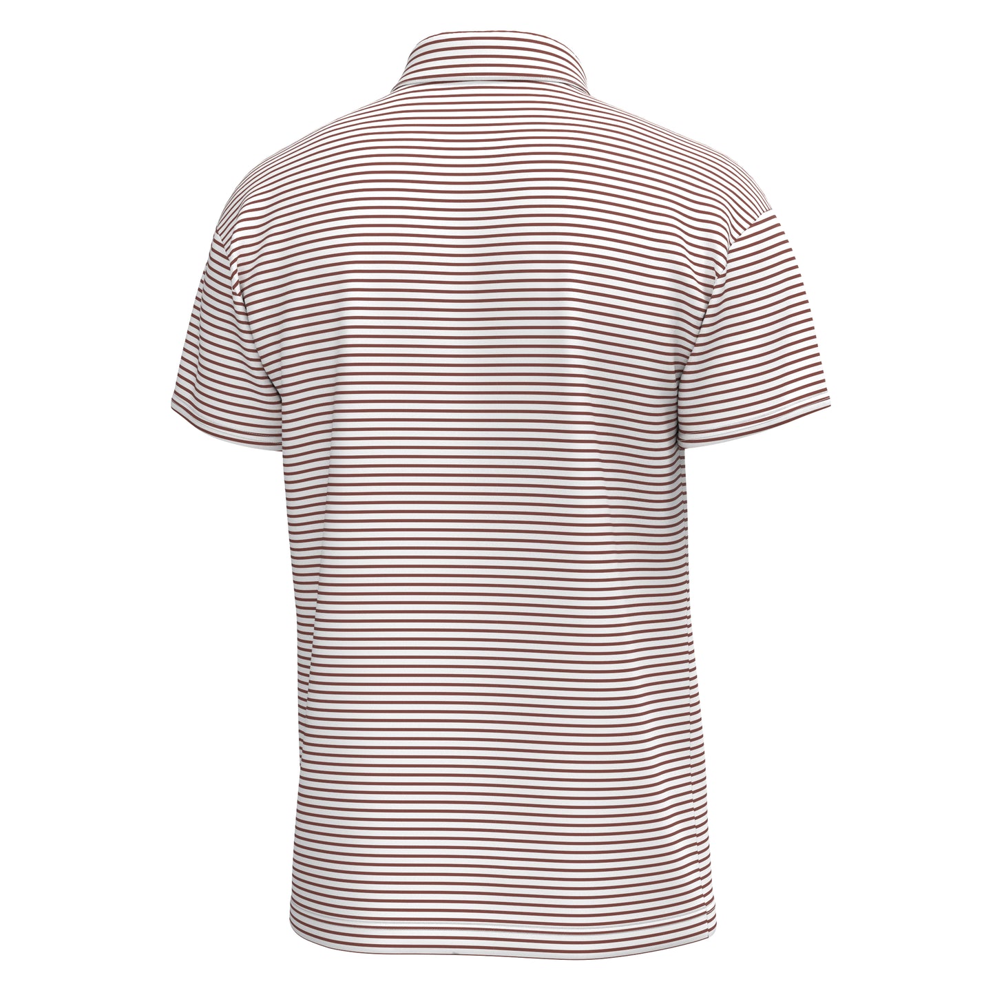 Edisto Polo - Mahogany/White