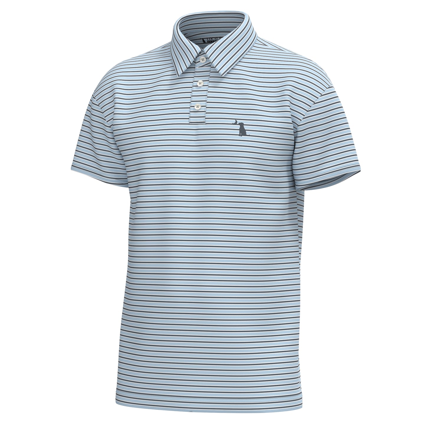 Surfside Polo - Sky/Fun Navy/White
