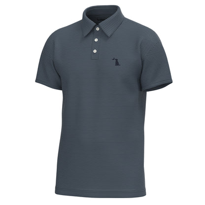 Driftwood Polo - Charcoal Blue/Midnight
