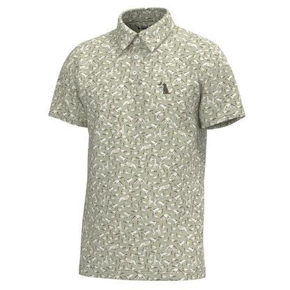 Dirty Myrtle Polo - Green Duck Dog