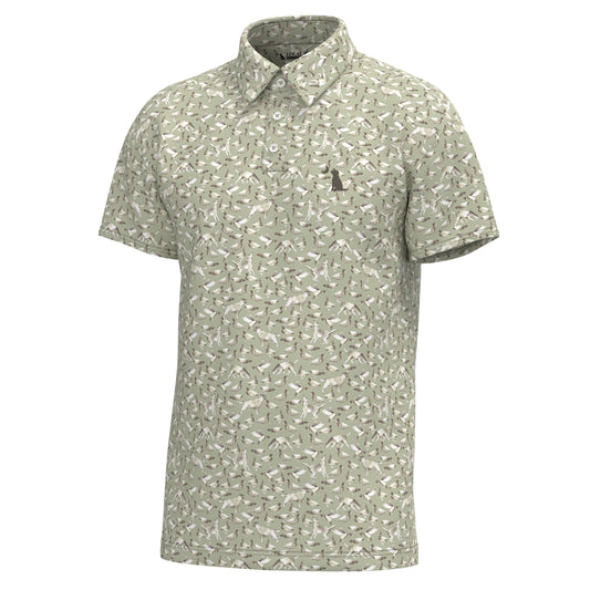 Dirty Myrtle Polo - Green Duck Dog