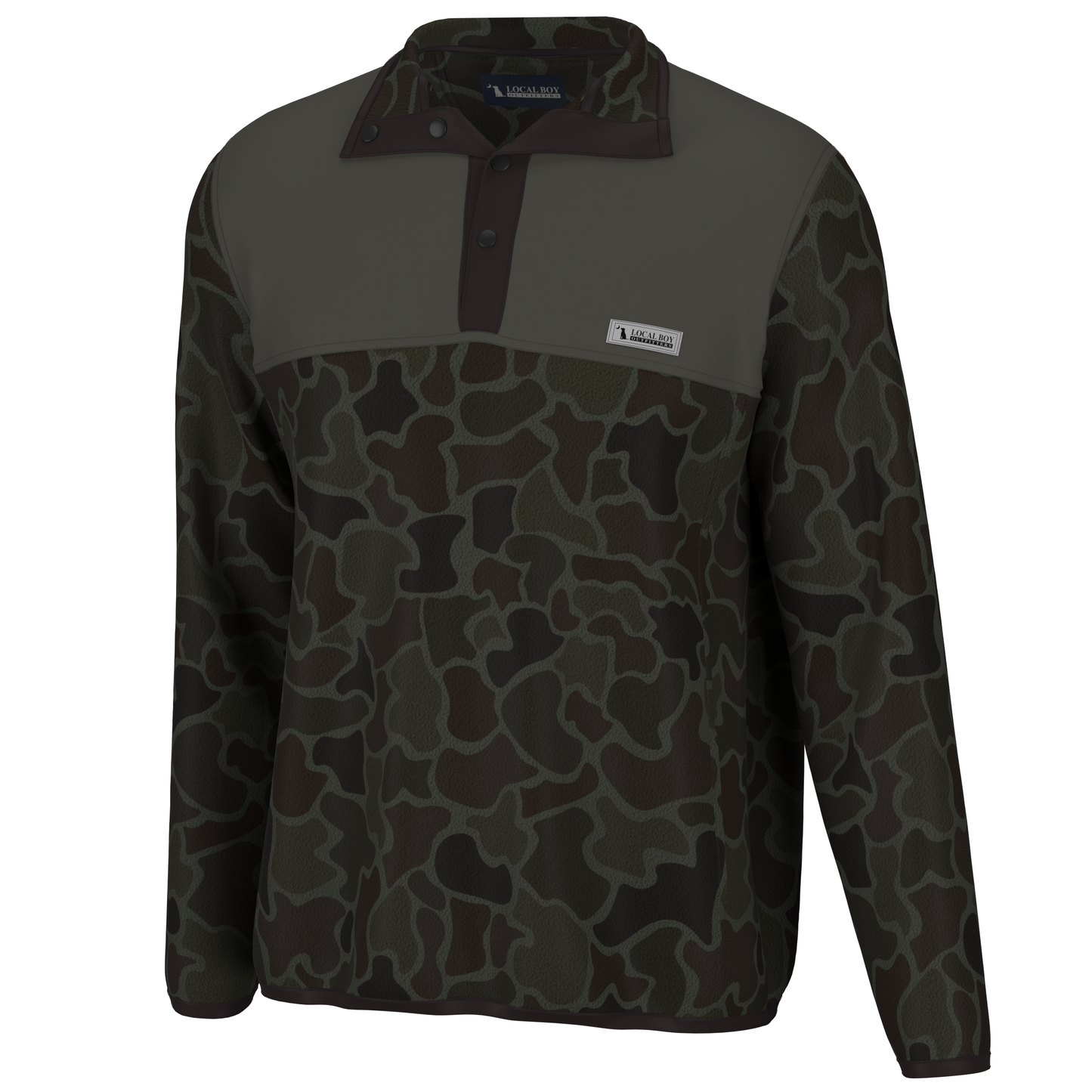 Two-Toned Quarter Snap - Olive / Localflage