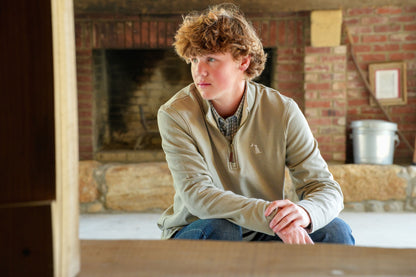 Bentley Quarter-Zip - Beige