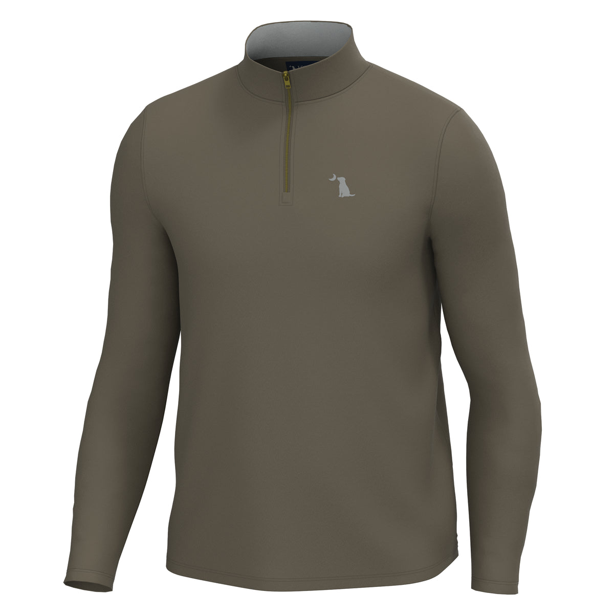 Bentley Quarter-Zip - Dark Tan