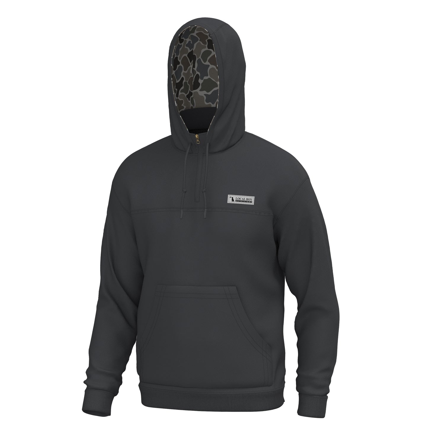 Quarter-Zip Hoodie - Charcoal