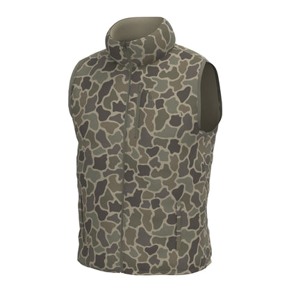 Duck Down Vest - Brush Camo