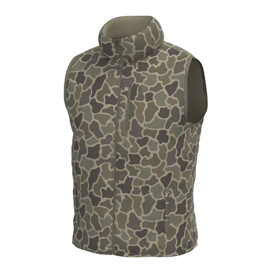 Duck Down Vest - Brush Camo