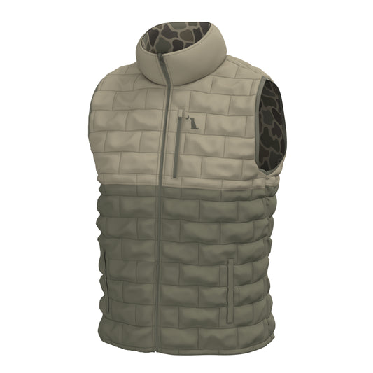 Duck Down Vest - Brush Camo