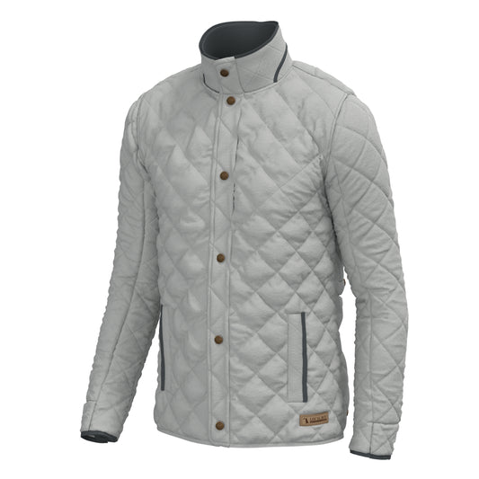 Diamond Quilted Jacket - Ash