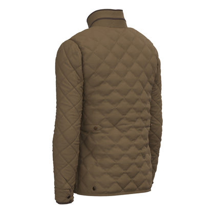 Diamond Quilted Jacket - Mocha