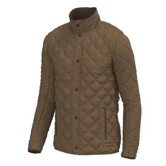 Diamond Quilted Jacket - Mocha