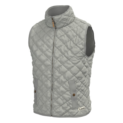 Diamond Quilted Vest - Ash