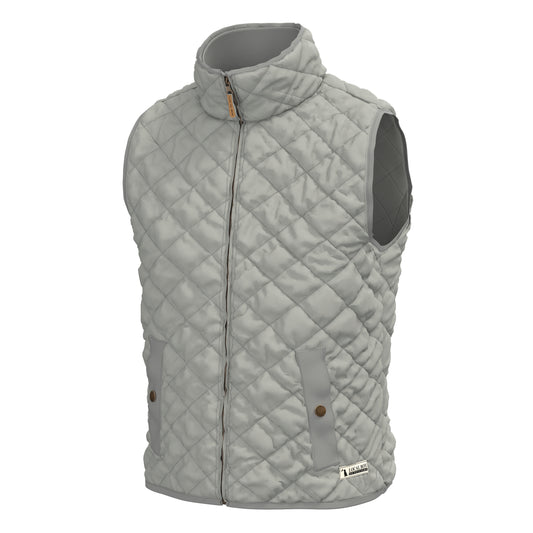 Diamond Quilted Vest - Ash