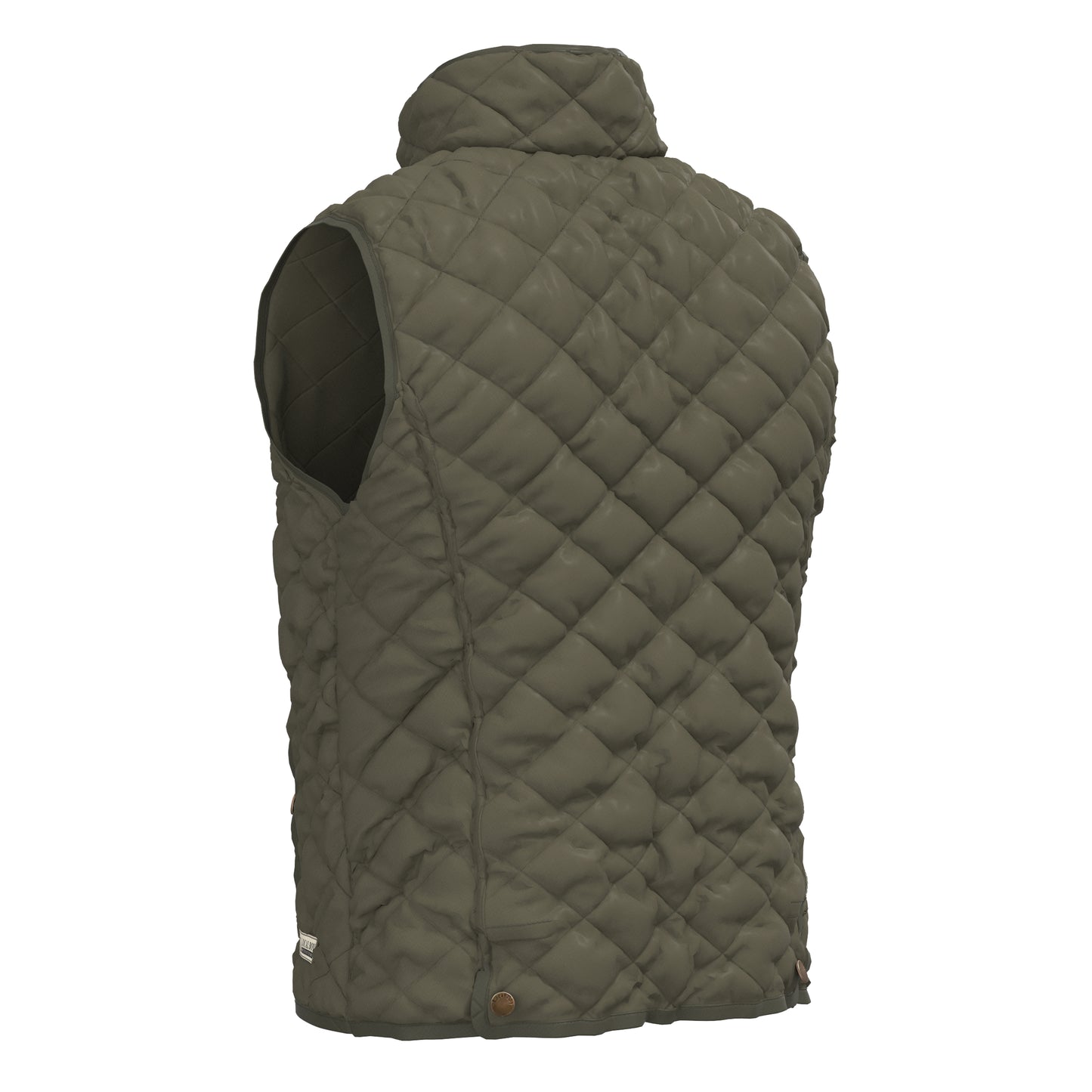 Youth Diamond Quilted Vest - Cedar