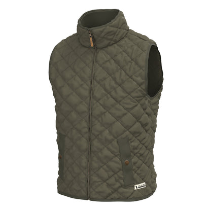 Youth Diamond Quilted Vest - Cedar