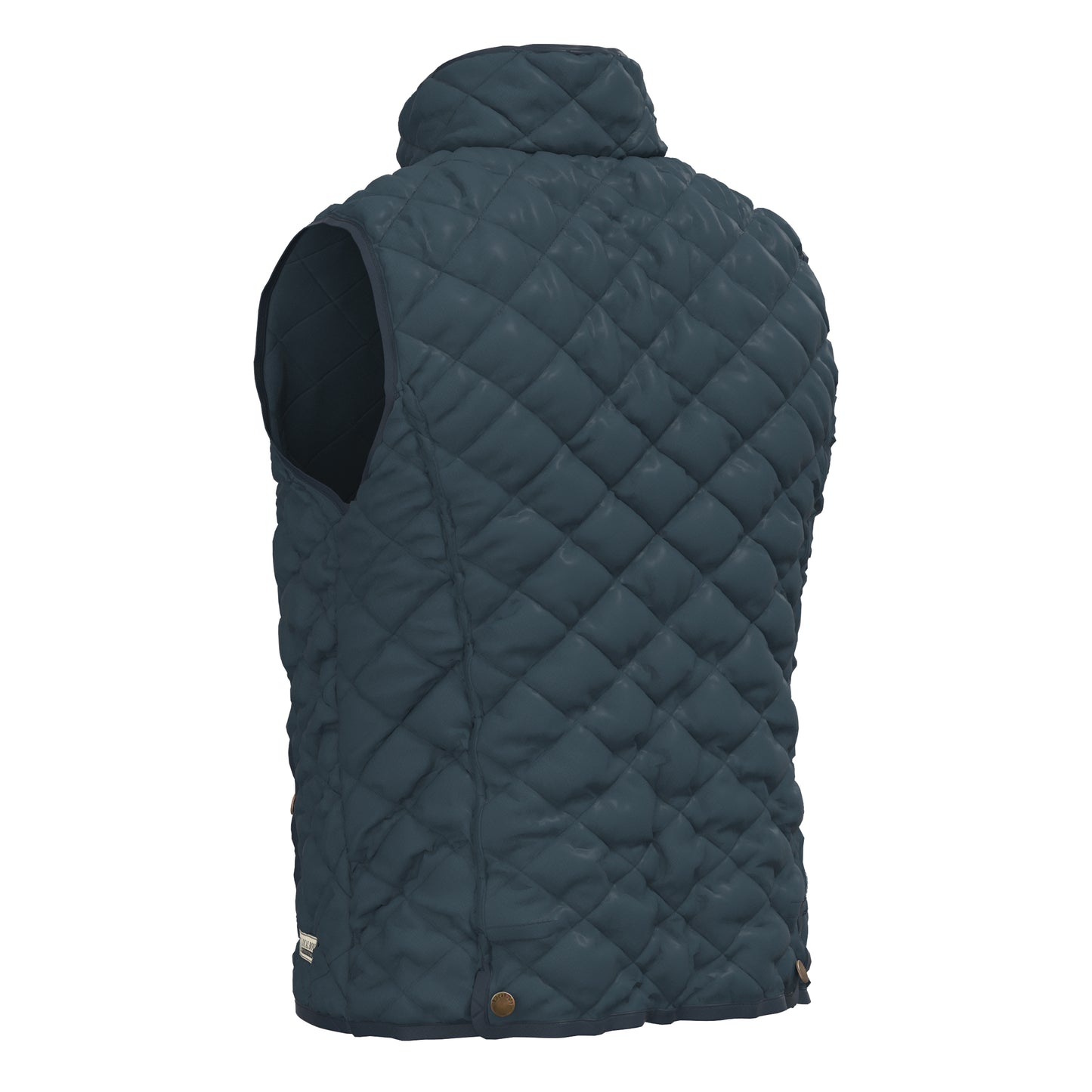 Youth Diamond Quilted Vest - Dark Blue