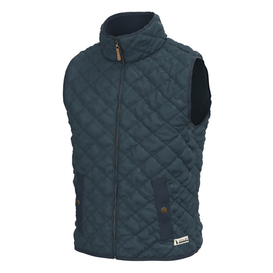 Youth Diamond Quilted Vest - Dark Blue